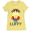 luffy en minion Ladies Fitted T-Shirt