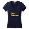 hey summer Women's V-Neck T-Shirt