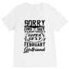 This Guy Is Taken By A Super Sexy February Girlfriend V-Neck Tee