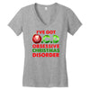 ocd obsessive christmas disorder Women's V-Neck T-Shirt