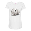 love skul Maternity Scoop Neck T-shirt