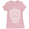 white owl kingdom giant bird Ladies Fitted T-Shirt