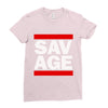 Martinez Twins savage Ladies Fitted T-Shirt