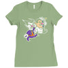 paper gotham 2 Ladies Fitted T-Shirt
