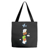 mid air disintegrated Tote Bags