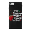 it's a christmas movies and hot chocolate kind of day iPhone 7 Case
