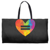 Lgbt Heart Weekender Totes