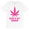 Support Breast Cancer Awareness With A Pink Cannabis Leaf T-Shirt