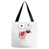 personnage de cartoon Tote Bags