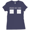 police public call box Ladies Fitted T-Shirt