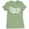 uncle since 2013 Ladies Fitted T-Shirt