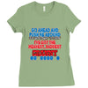 push me around granny Ladies Fitted T-Shirt