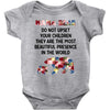 mama bear message Baby Bodysuit