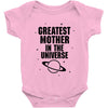 Greatest Mother In The Universe Baby Onesie