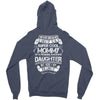 Super Cool Mommy Of A Freaking Awesome Daughter Zipper Hoodie