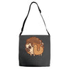 pancake pug Adjustable Strap Totes