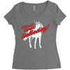 don't stop believing unicorn Women's Triblend Scoop T-shirt