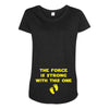 The Force is Strong With This One Maternity Scoop Neck T-shirt