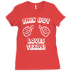 this guy loves texas Ladies Fitted T-Shirt