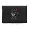 pregnant rex white and red color Accessory Pouches