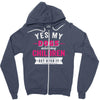 yes dogs are my children. get over it Zipper Hoodie