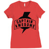 captain awesome Ladies Fitted T-Shirt