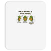 become a ninja turtle Mousepad