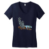the planet of the kong Women's V-Neck T-Shirt