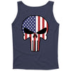 skull u.s.a. back Tank Top
