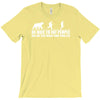 be nice to fat people bear chase funny pub joke T-Shirt