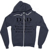 dad a sons first hero Zipper Hoodie