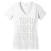 tofu tofu tofu Women's V-Neck T-Shirt