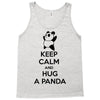 keep calm and hug a panda Tank Top