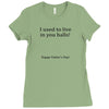 dad balls greeting Ladies Fitted T-Shirt