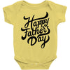 happy fathers day Baby Bodysuit