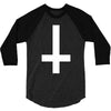 wasted youth inverted cross indie geek swag funny 3/4 Sleeve Shirt