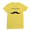 good god man Ladies Fitted T-Shirt