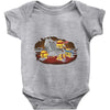 cheddar power Baby Onesie