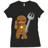 sad gingerbread Ladies Fitted T-Shirt