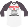 Cancer Woman 3/4 Sleeve Shirt