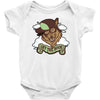 off the hook Baby Onesie