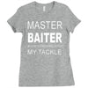 master baiter funny fishing t shirt mens Ladies Fitted T-Shirt