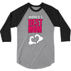 Worlds Best Mom 3/4 Sleeve Shirt