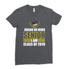 i'm a senior Ladies Fitted T-Shirt