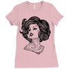 fashion girl Ladies Fitted T-Shirt
