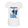 grandma of the birthday girl Maternity Scoop Neck T-shirt