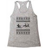 ugly santa claus Racerback Tank