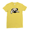 ruff patch rescue mascot Ladies Fitted T-Shirt