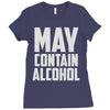 may contain alcohol (2) Ladies Fitted T-Shirt