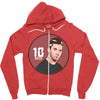 messi top Zipper Hoodie